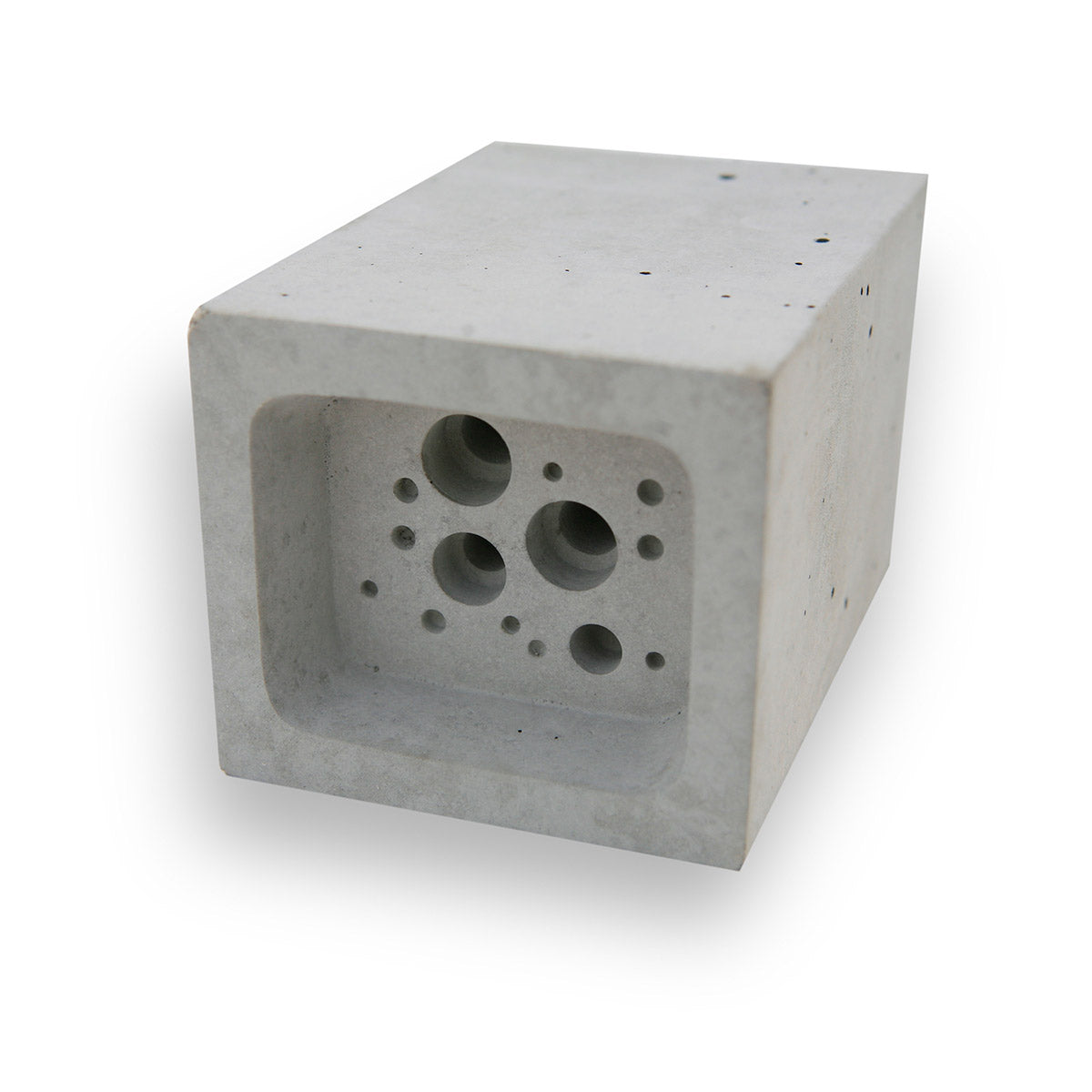 white concrete small bee block bee hotel