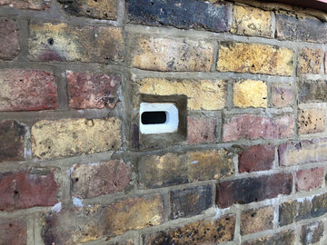 swiftblock installed in brick wall