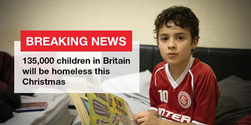 Shelter breaking news re homeless children at Christmas